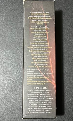 KizaiaCare 11-in-1 Leave-In Hair Detangler Spray for All Hair Types