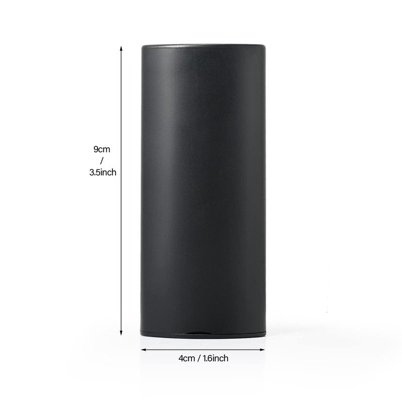 FOSHIO Black Razor Blade Disposal Container Storage Box 30 Degree Snap Off Blades Utility Knives Safety Blade Bank