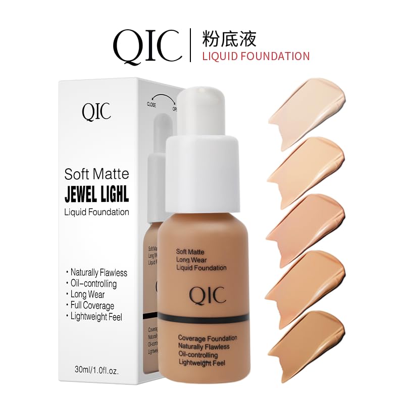 Lepke 24HR Flawless Liquid Foundation Nude #02 - Full Coverage, Matte Finish