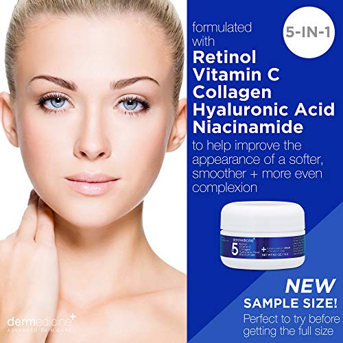 Dermedicine 5-in-1 Face Cream with Retinol, Vitamin C & Niacinamide, 0.5 oz - Pack of 1