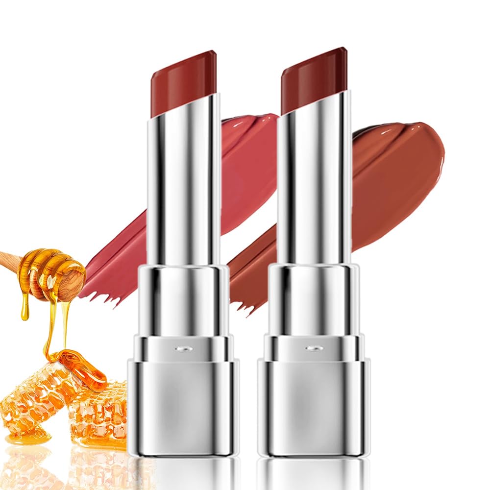 Pink Honey Tinted Lip Stain - Hydrating Lip Balm & Gloss | Moisturizing Lip Color for All Skin Tones