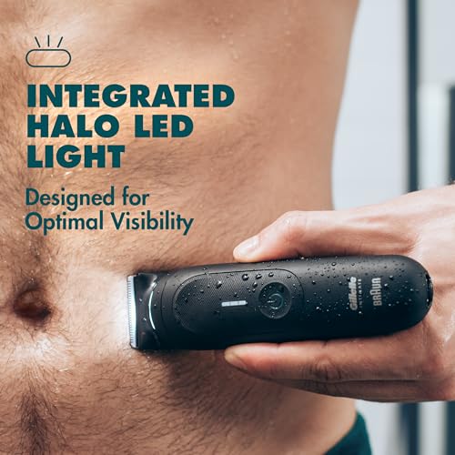 Gillette i7 Intimate Men¡¯s Premium Pubic Hair Trimmer, Waterproof LED Body Hair Trimmer for Men, Manscaping Body Groomer