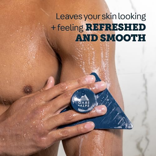 Oars + Alps Silicone Body Scrubber - Antimicrobial Exfoliating Tool