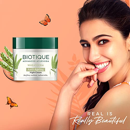 Biotique Wheat Germ Firming Face and Body Cream - 50g