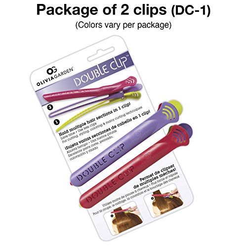 Olivia Garden 2-in-1 Double Sectioning Clip for Hair