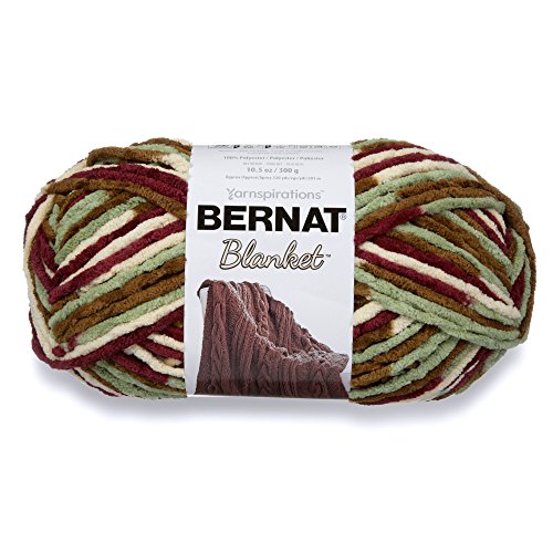 Bernat Blanket Yarn - Plum Fields, Soft Chenille Yarn, 300g