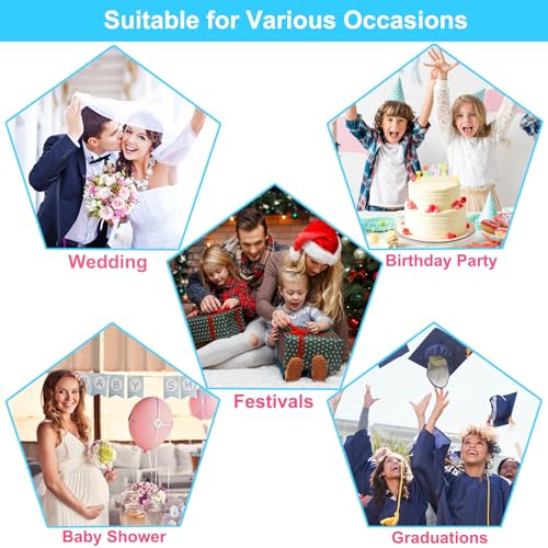 50 Pack White Blank Greeting Cards & Envelopes - 5x7 DIY Set