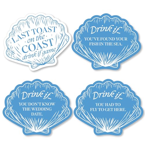 Last Toast on the Coast Drink If Party Game Cards - Set of 24