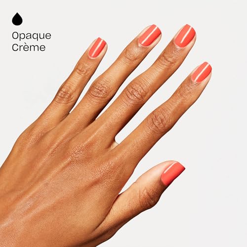 OPI Cajun Shrimp Nail Polish - Bold Orange Crème, Fast Drying