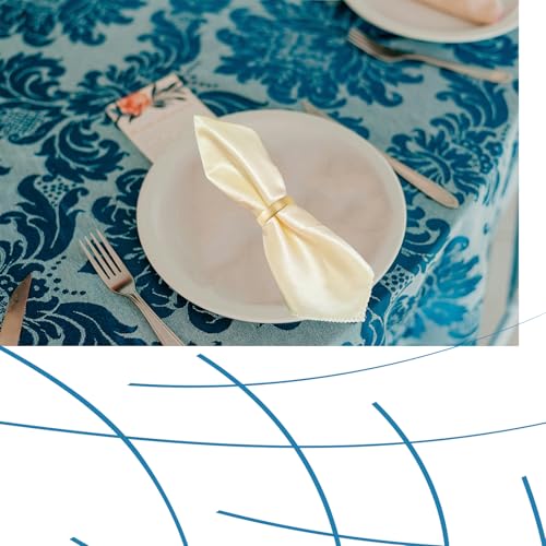 20 Pcs Gold Metal Napkin Rings - Elegant Half-Circle Design