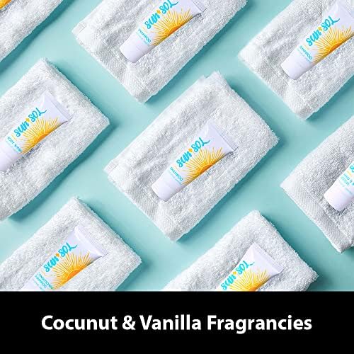 World Amenities Sun + Sol 2-in-1 Shampoo & Conditioner - Travel Size (Pack of 25)
