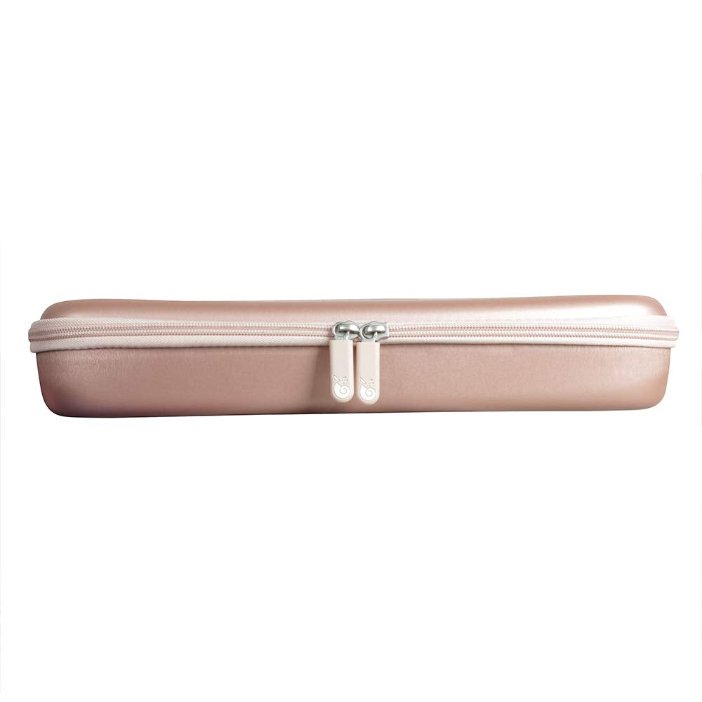 Hermitshell Hard Travel Case for Conair Double Ceramic Curling Iron 0.5 Inch / 0.75 Inch / 1 Inch / 1.25 Inch / 1.5 Inch Curling Iron (Rose Gold)