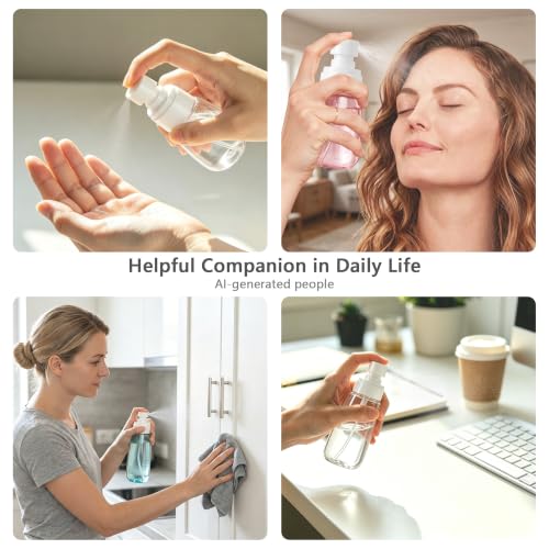 GIVITASOT 1oz Travel Spray Bottles - Refillable Fine Mist Set of 3