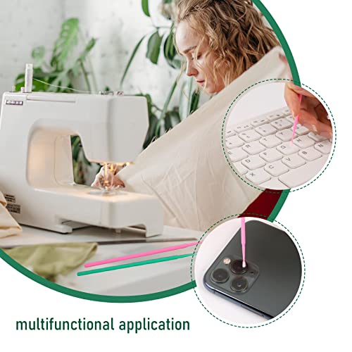 200 Disposable Sewing Machine Cleaning Swabs - Multi-Purpose Brush Kit
