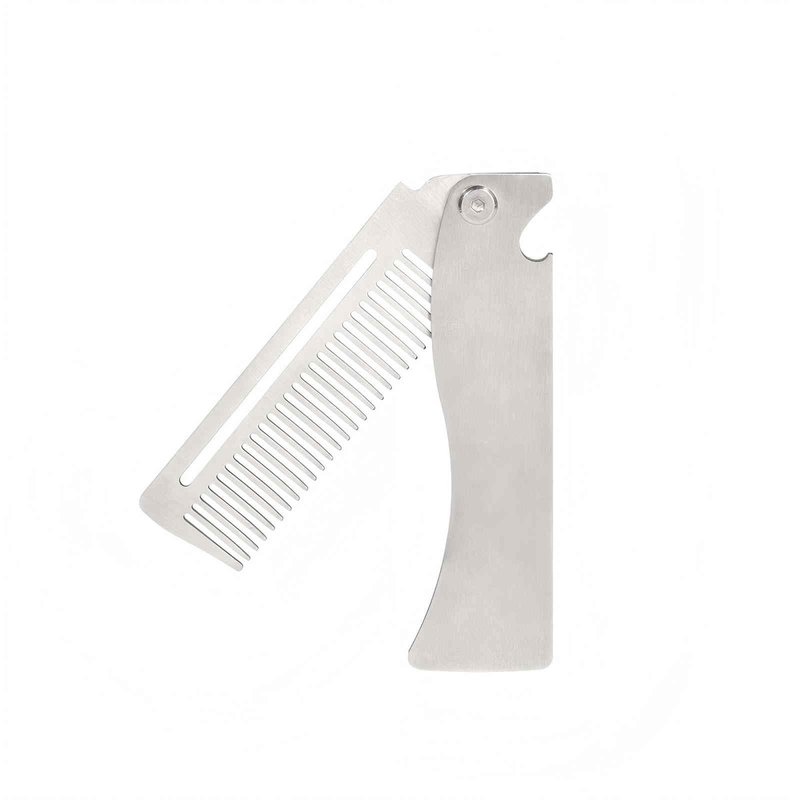 Hair Combs for Women and Men Folding Beard Comb Stainless Steel is Durable