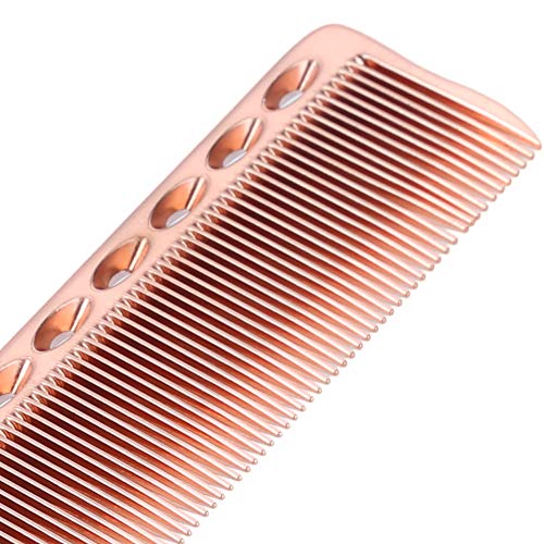 Dioche 2-Piece Stainless Steel Haircut Comb - Professional Salon Styling