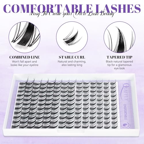 Manga Lash Clusters 10-18mm - Natural Wispy Eyelash Extensions
