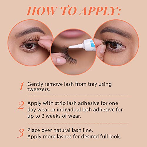 Ardell Naked Lashes 420 – Lightweight Natural Strip Eyelashes, 4 Pairs