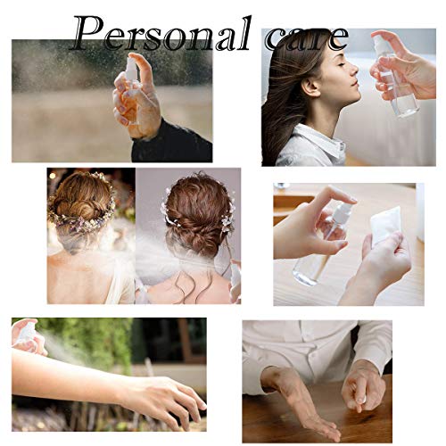 ZEJIA 3 Pack 80ml / 2.7oz Travel Spray Bottles - Refillable, BPA-Free