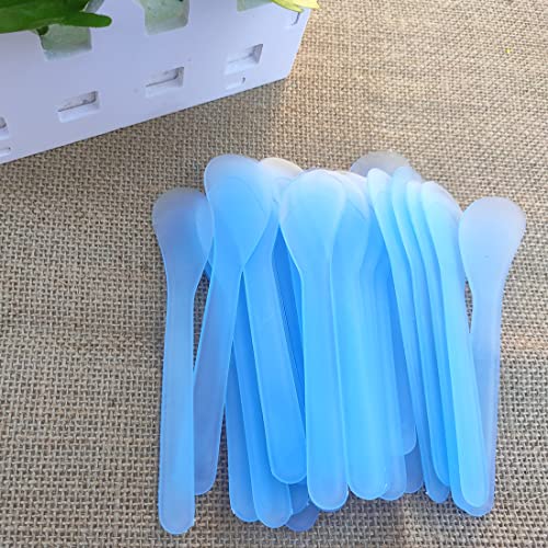 Disposable Cosmetic Mask Spatulas 100 Pack - Reusable Face Mask Applicators