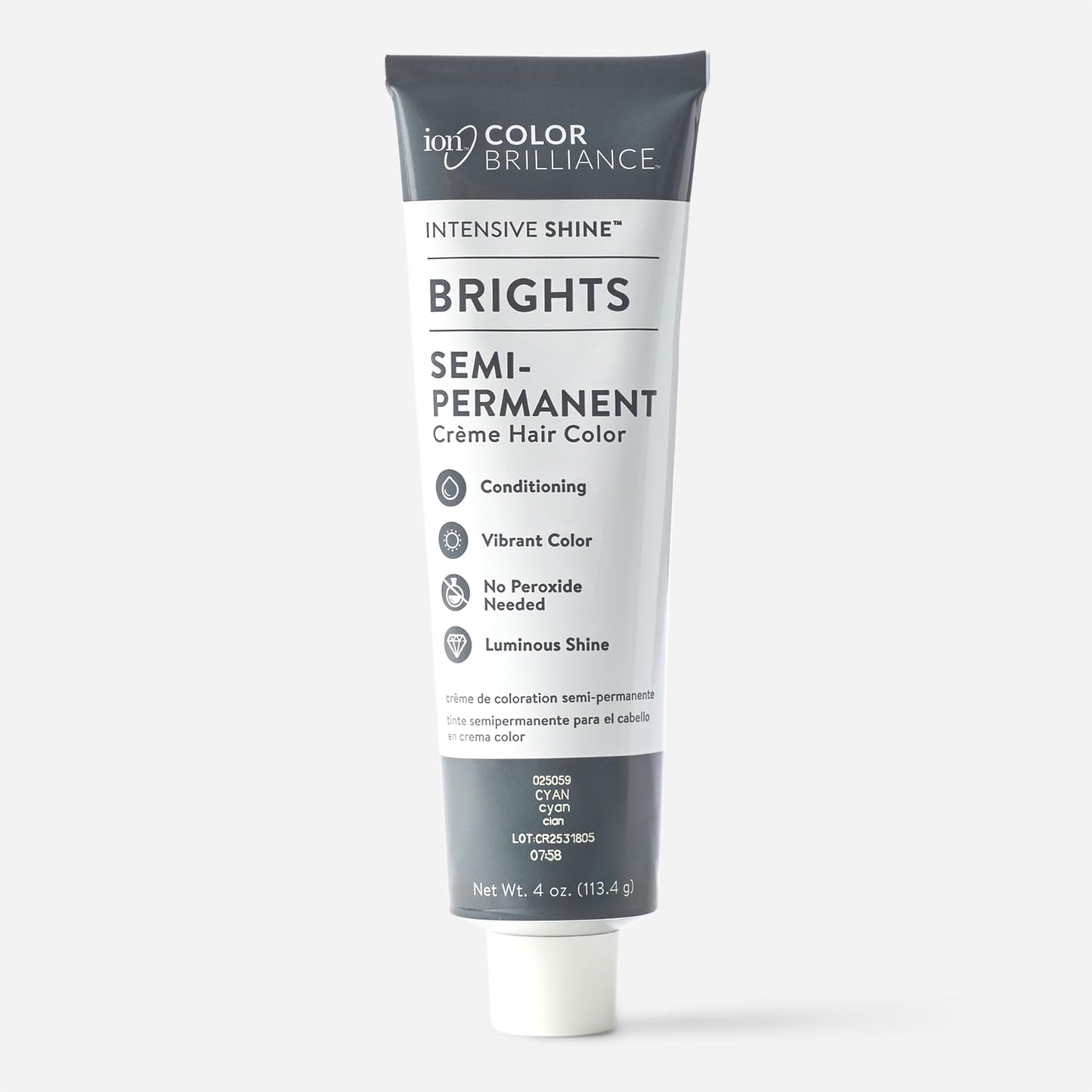 Ion SemiPermanent Brights Hair Color Cyan Cyan