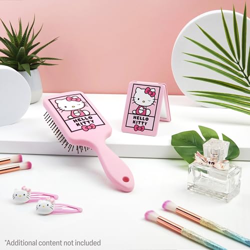 Hello Kitty Detangling Hair Brush & Compact Mirror Set