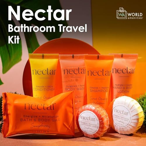 Nectar Mini Travel Toiletries Kit - Sweet Orange Blossom (Pack of 2)