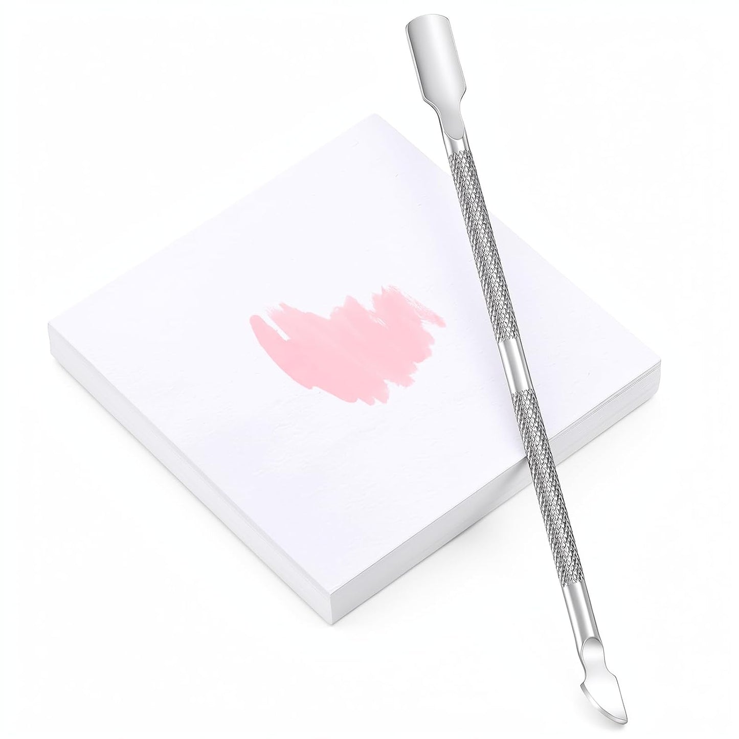 Disposable Nail Polish Palette - 50 Sheets Waterproof Nail Art Paper with Stirring Rod | Portable Gel & Makeup Use