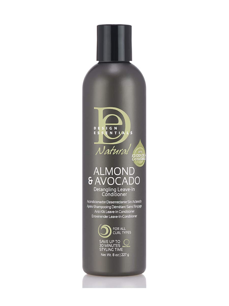 Almond & Avocado Leave-In Conditioner - Moisturizing & Detangling for Curly Hair | 12 Ounce