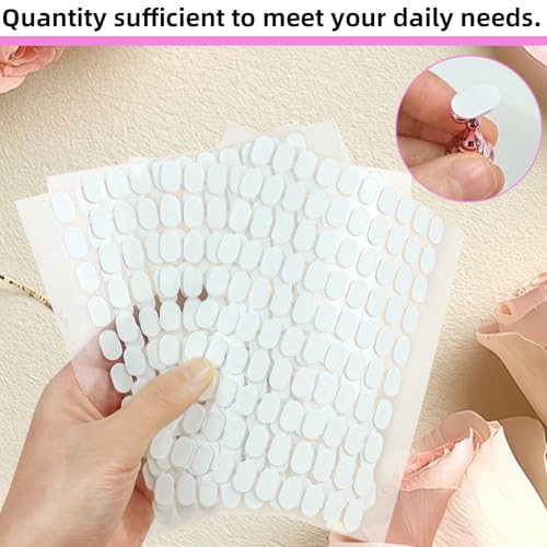 800 Pcs Double-Sided Adhesive Nail Art Tabs - Pre-Cut Sticky Strips