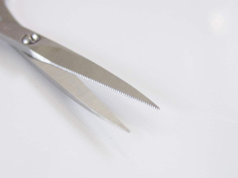 Seki Edge Stainless Steel Mustache & Beard Scissors (SS-902) - Professional Men’s Grooming Scissors for Trimming Facial Hair - For Barbers or Home Use - Made in Japan
