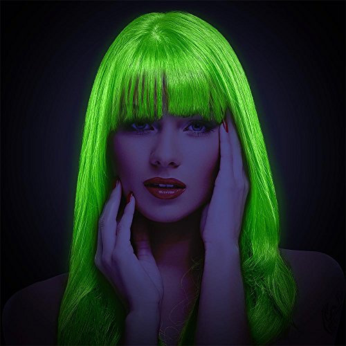 Manic Panic Neon Green Hair Dye - Electric Lizard Semi-Permanent, 4 oz