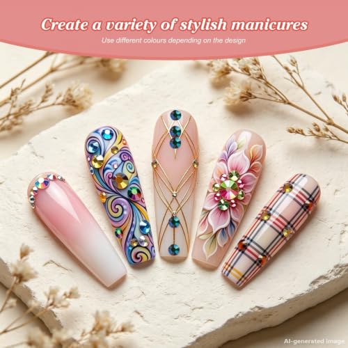 Artdone 3mm 28-Color Jelly AB Rhinestones - 36,000 Pcs DIY Crystal Bedazzling Supplies