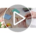 Rectangle Boho 12 Pcs Portable Handheld Makeup Mirrors - 4.2''