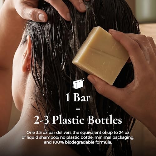 J.R.LIGGETT'S Natural Shampoo Bar for Sensitive Scalp, 3.5 oz
