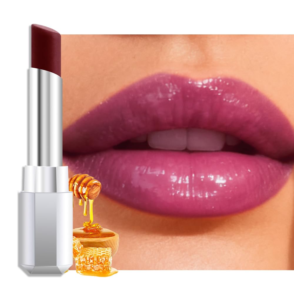 Moisturizing Butter Lipstick for Women - Nourishing Vegan Lip Balm | 2-Pack Rose & Brown Black