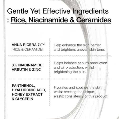 Anua Rice Ceramide 7 Hydrating Barrier Serum - 1.69 fl oz Face Serum
