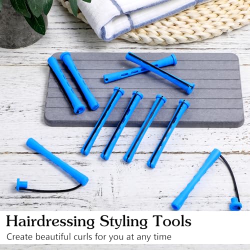Bremorou 20 Pcs Small Plastic Perm Rods for Short Hair - 0.35 Inches