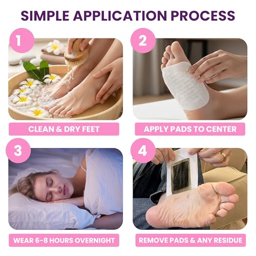 Sole Serenity Foot Pads with Vitamin C, Ginger & Zinc (Immune Harmony - 20 Pads) by Lure Essentials