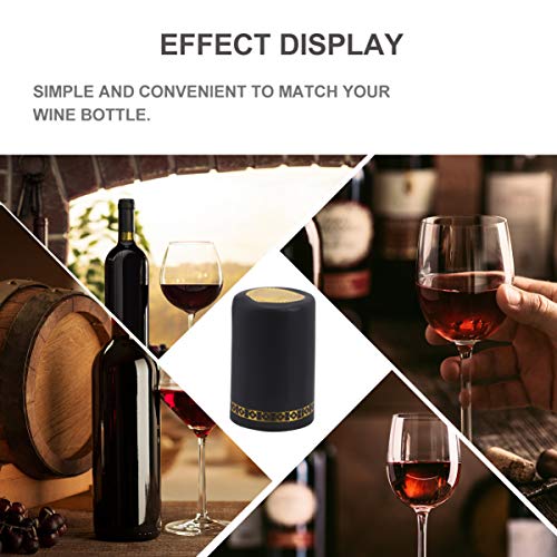 DOITOOL 100 Pcs PVC Heat Shrink Capsules for Wine Bottles
