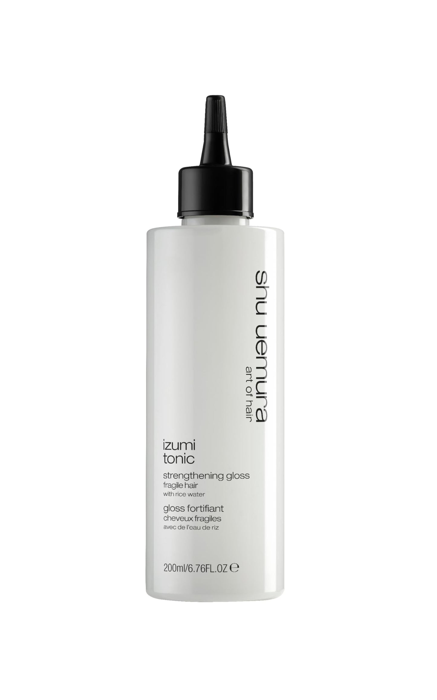 shu uemura art of hair Izumi Tonic Strengthening Gloss - Reduces Breakage and Adds Shine, Nourishes with Japanese Rice Water, 6.7 Fl Oz