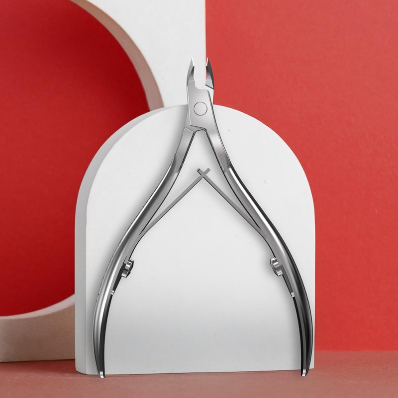 Staleks CLASSIC 12 Cuticle Nippers – 3mm Blade – Stainless Steel – Compact Design – For Home Manicure & Pedicure