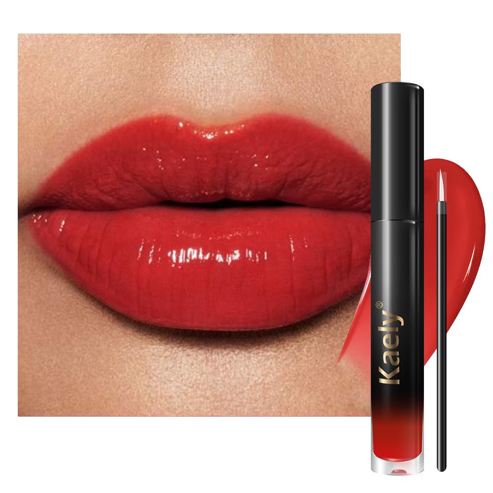 Kaely Longwear No-Budge Lipstick - Highly Pigmented Liquid Lip Color, Waterproof & Smudge-Proof | 24-Hour Wear, Vegan, 18 Nude