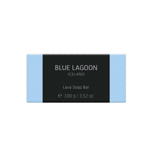 Blue Lagoon Skin Science - Lava Soap Bar - Blue - Fine Grained Bioactive Soap - Lightly Exfoliating - Suitable for Face and Body - Dermatologically Tested - Vegan - 100g