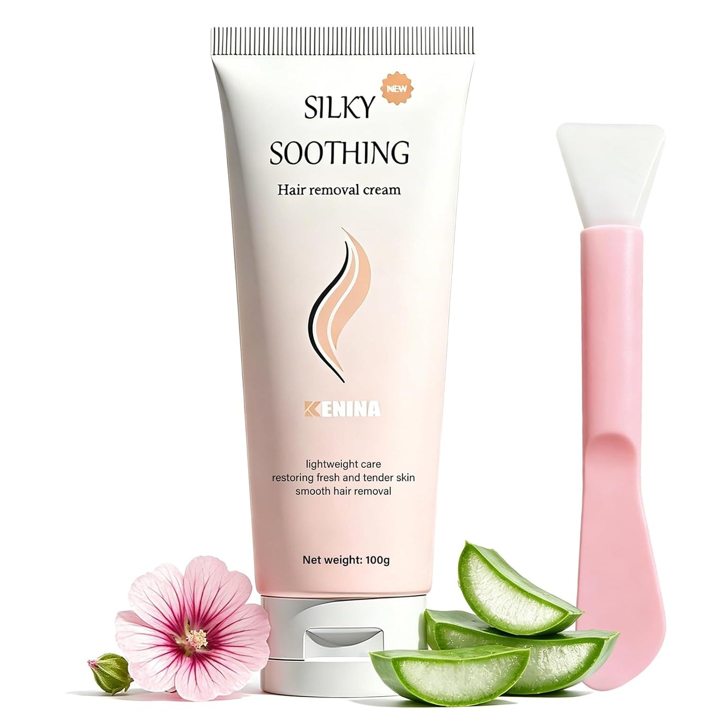 Bikini Hair Removal Cream for Women - Painless Depilatory Cream for Sensitive Skin | 2-Pack with Spatula Applicator