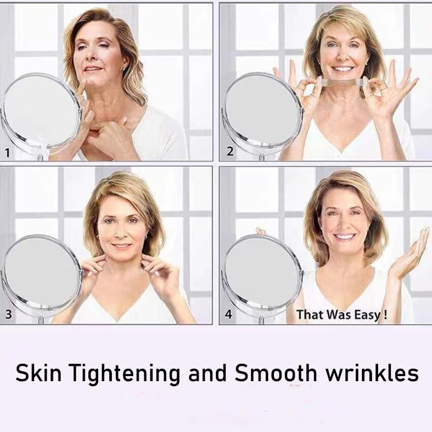 Face Lift Tape - 40 Pcs Instant Invisible Wrinkle Lifting Stickers | Breathable Elastic Patches