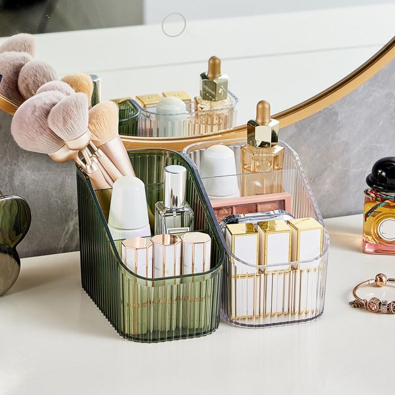 Freebirdly Green Makeup Organizer with Large Capacity & Multiple Compartments