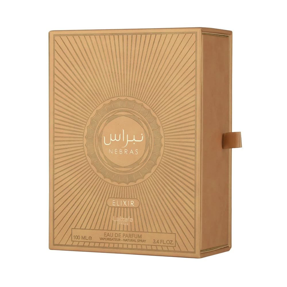 Lattafa Pride Nebras Elixir EDP 100 ml - Sweet Creamy Gourmand Fragrance | Vanilla, Musk & Sugar Cane