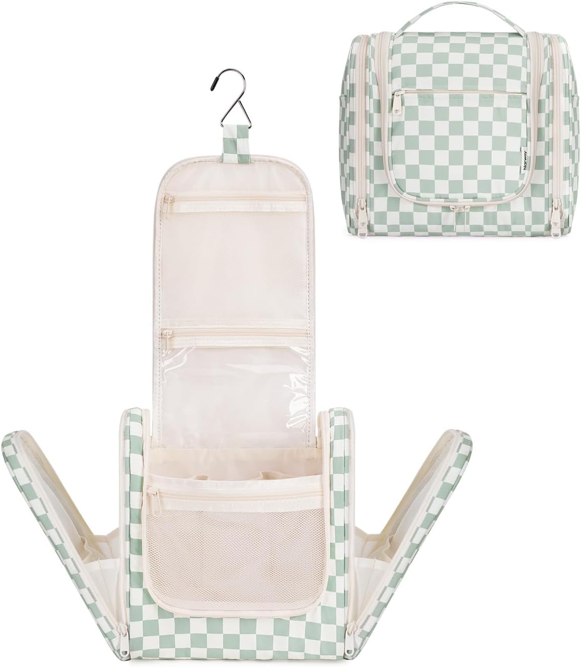 Hanging Toiletry Bag for Women - Travel Makeup Organizer | Compact & Stylish Design