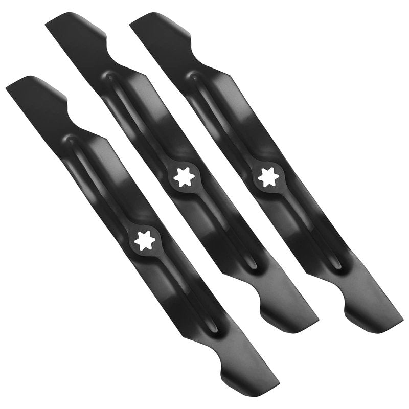 budrash 942-04053C Mower Blades Fit for Cub-Cad et RZT 50" Tractors, 742-04053 High Lift Blade Fit for Cub-Cad et Troy Bilt LT1050 LTX1050 50" Deck 742-04053A 742-04123, 942-04123, 3 Pack